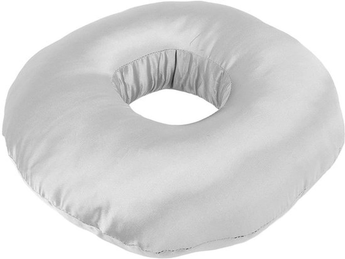 Silky Satin Oorpads Donut Kussen - Comfortabel Kussen voor Zijslapers