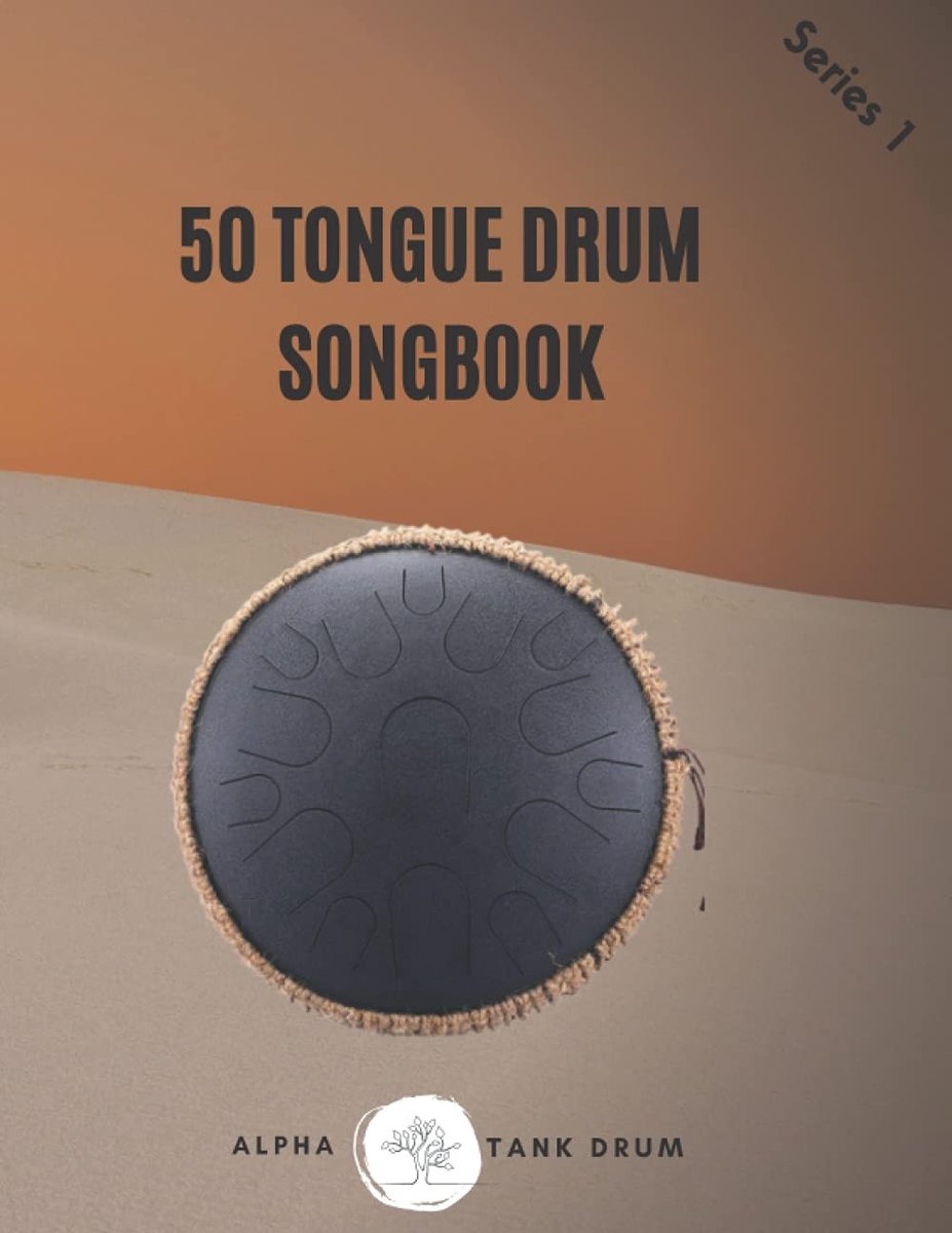 Steel tongue drum songbook - 8,5 x 11 inch - 90 pagina’s - Gemengde nummers voor beginners en gevorderden