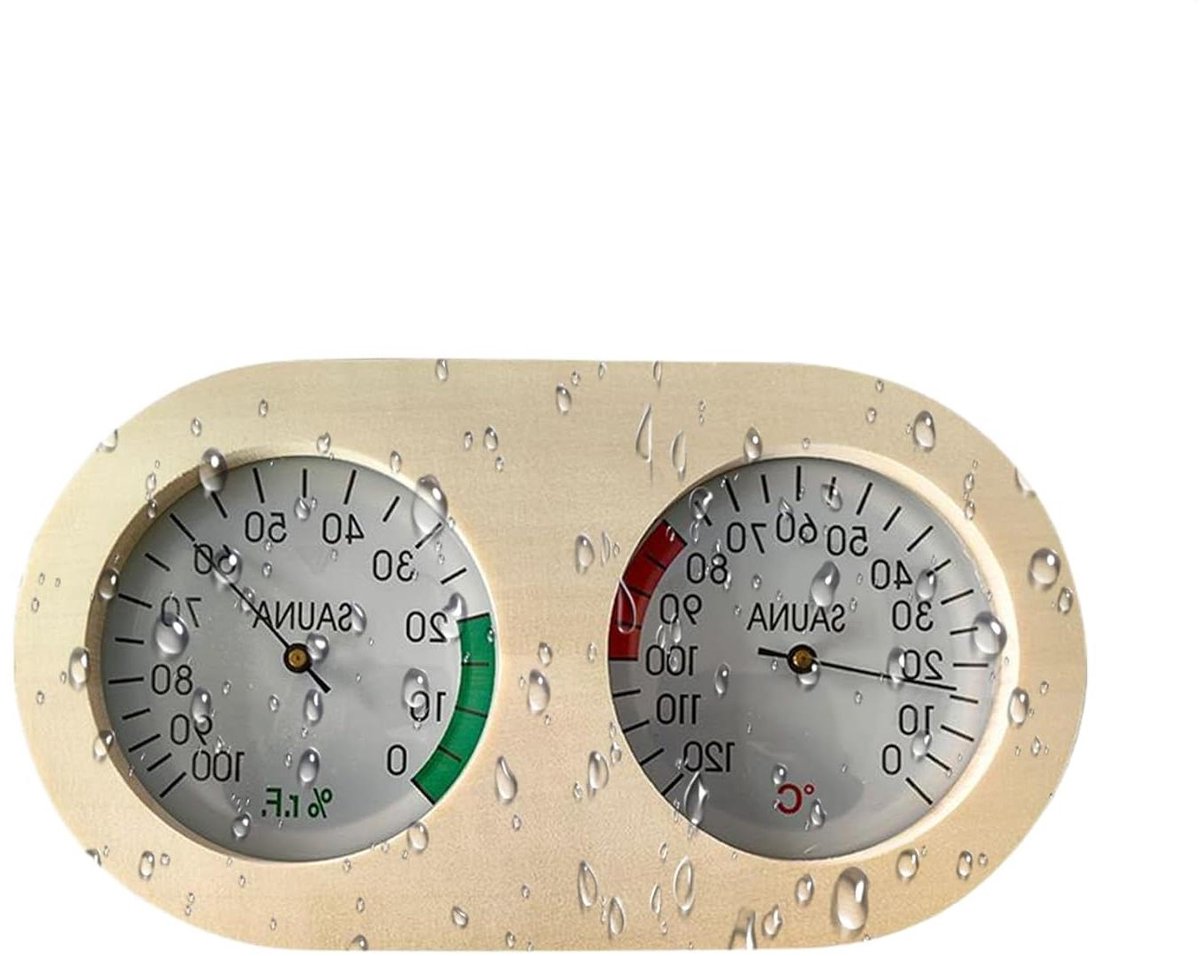 Hout Vochtigheidsmeter - Temperatuurmeter Hout - Klimaat Bewaken - 2-in-1 Meting - 0-120°C - Natuurlijk Hout