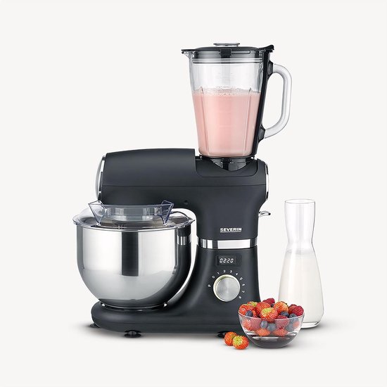 Blender Opzetstuk - Glazen Blenderkan - Smoothies Maken - Temperatuurbestendig Glas - 1.5 Liter - Transparant van Blender — afbeelding 5