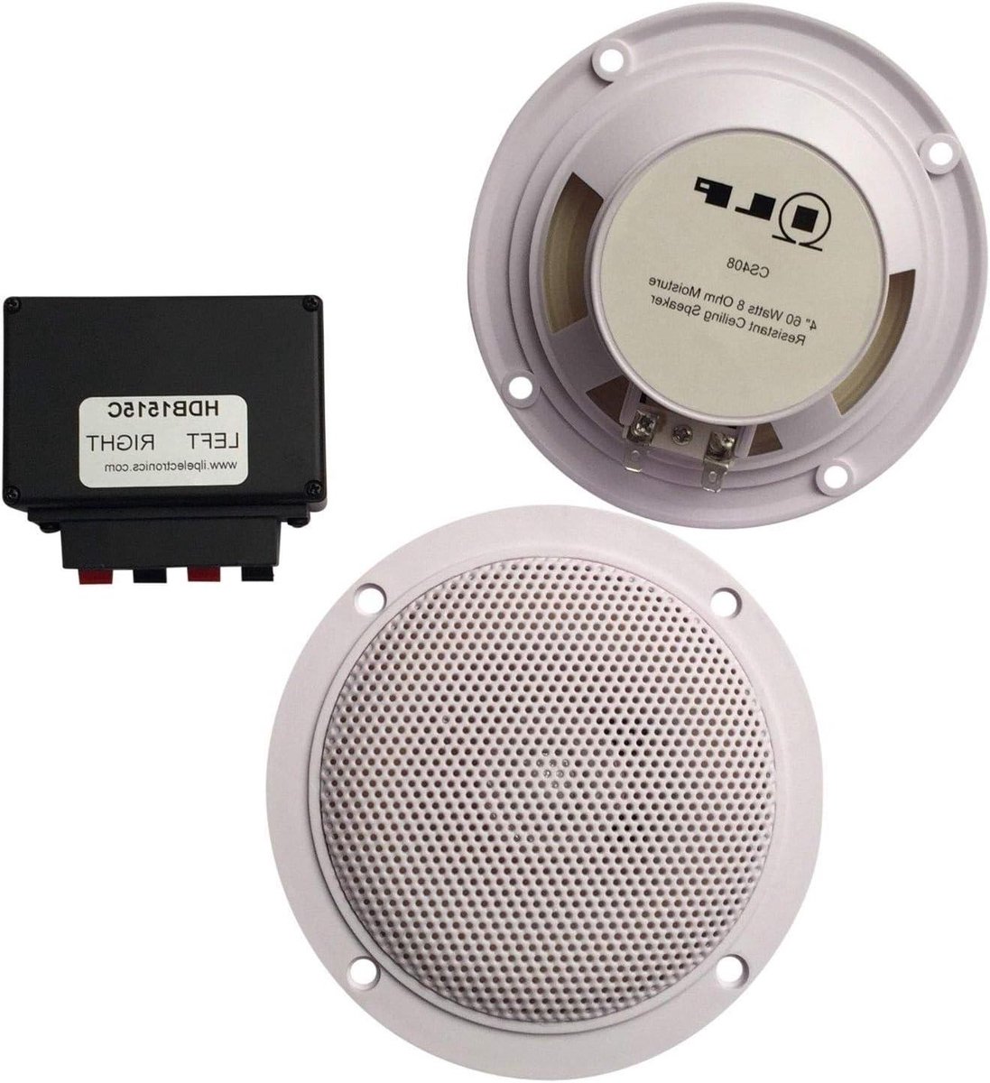Bluetooth Plafond Speakers - Waterproof Stereo Set - Muziek Streamen - Vochtbestendig Systeem - 30 Watt - Wit