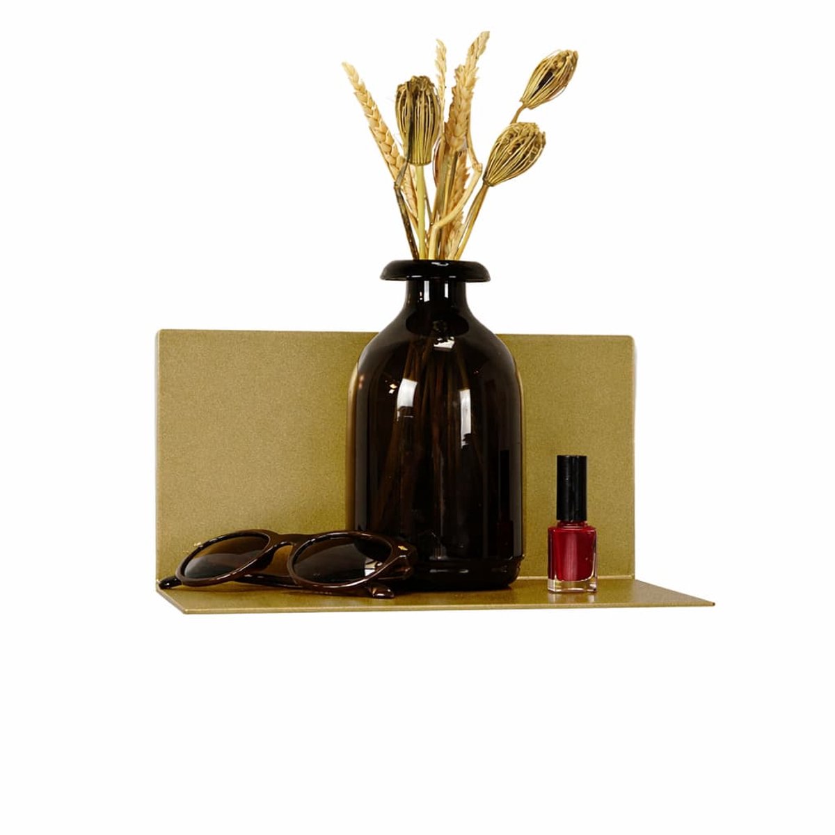Magnetische Wandplank Goud Medium - Kamer26