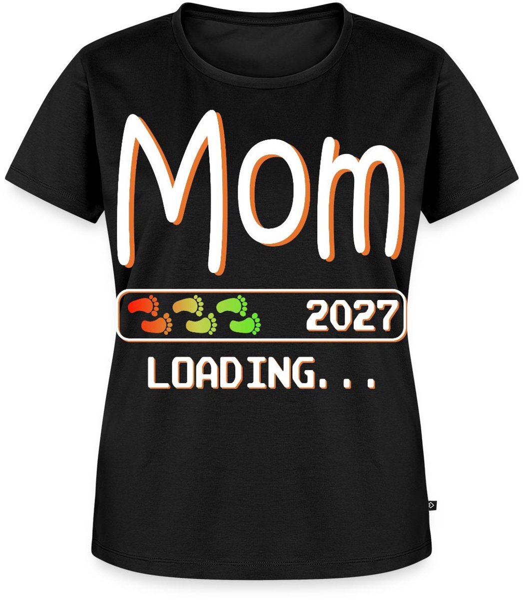 Mom Loading 2027 Premium T Shirt Dames