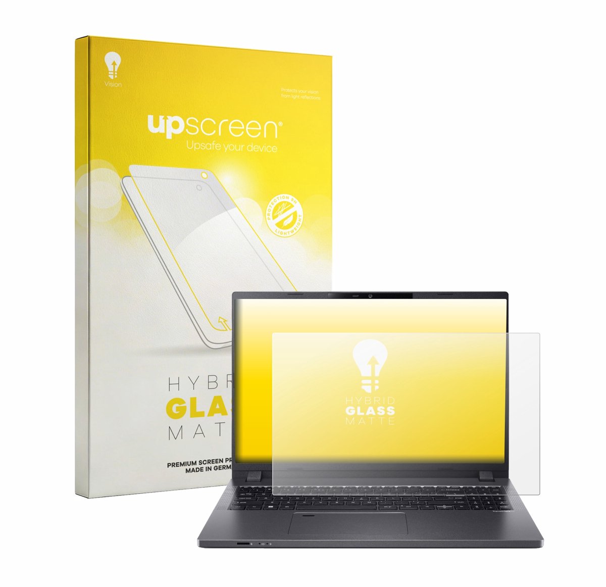 upscreen - Screenprotector voor Acer TravelMate P2 TMP214 - Folie Beschermfolie Beschermglas matte