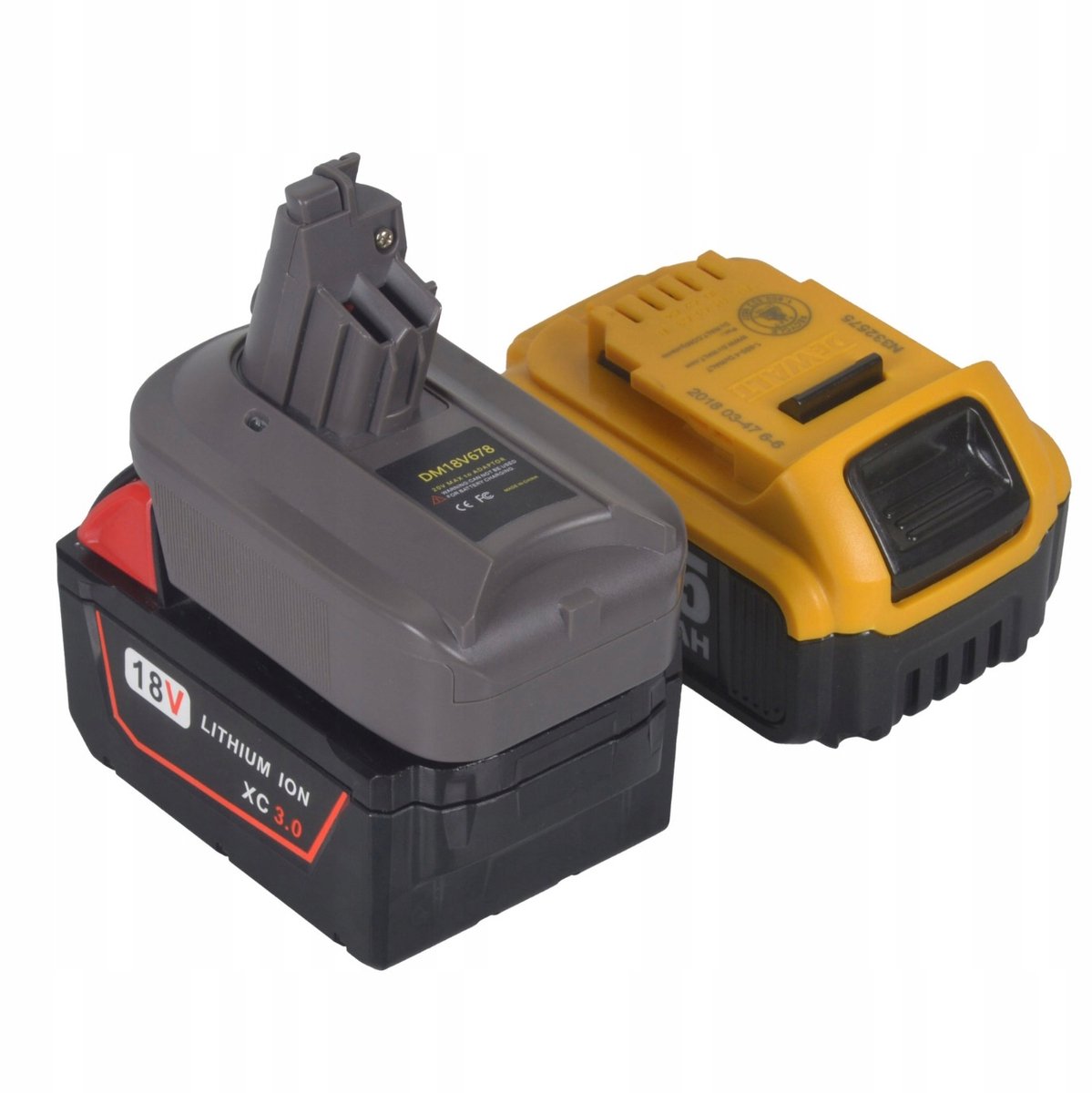 Rosfix Adapter Vervanging Accu - Geschikt voor DeWalt, Milwaukee