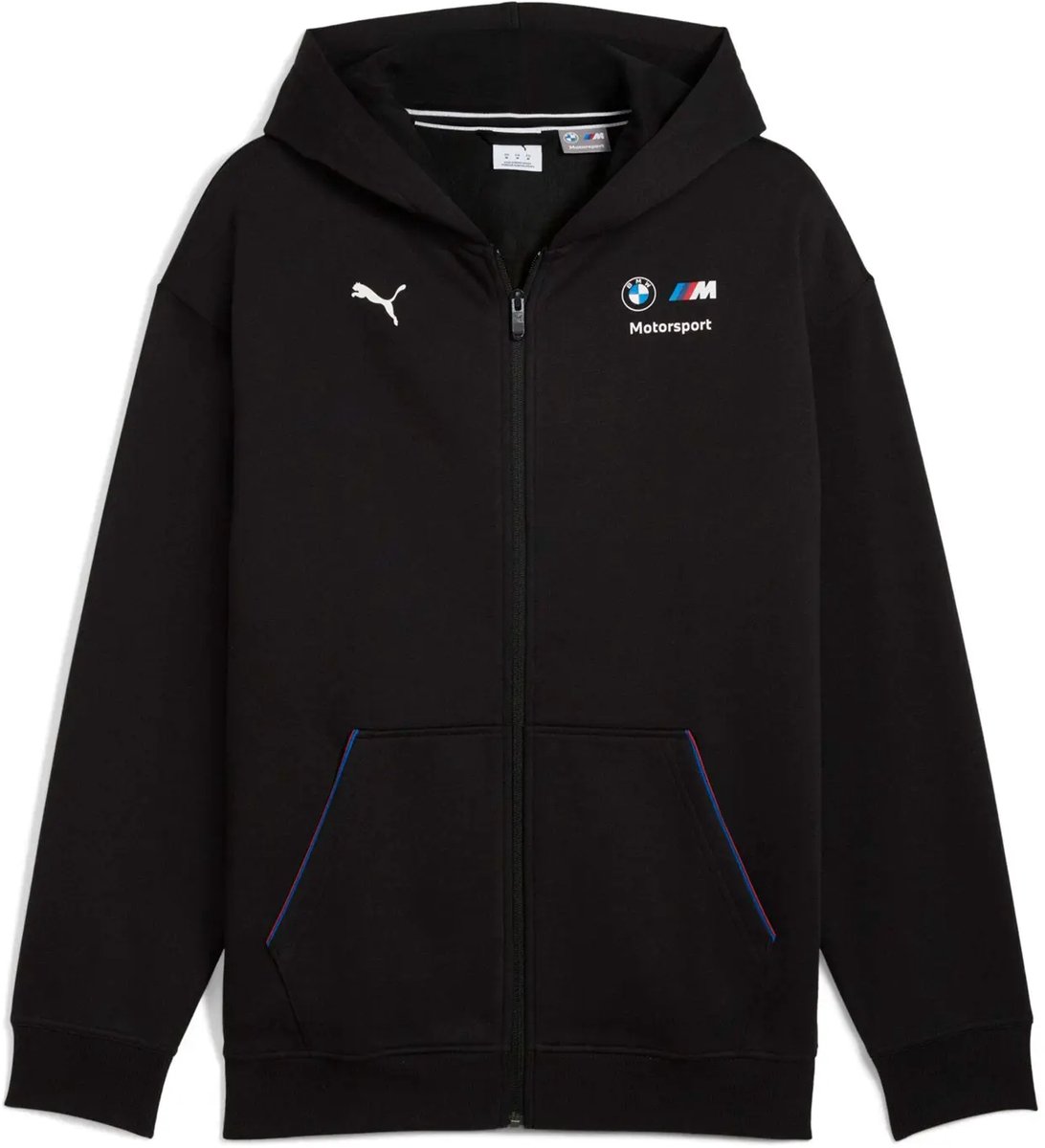 Capuchon met volledige rits Puma BMW MMS ESS Zwart