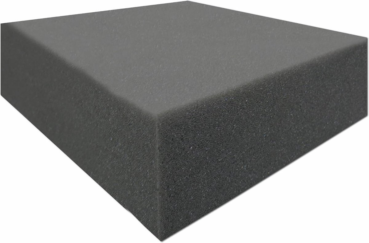 Akoestisch Schuim - Geluidsisolatie Platen - Geluidsabsorptie - Getest op Schadelijke Stoffen - 10 Stuks 200x100cm - Antraciet Zwart