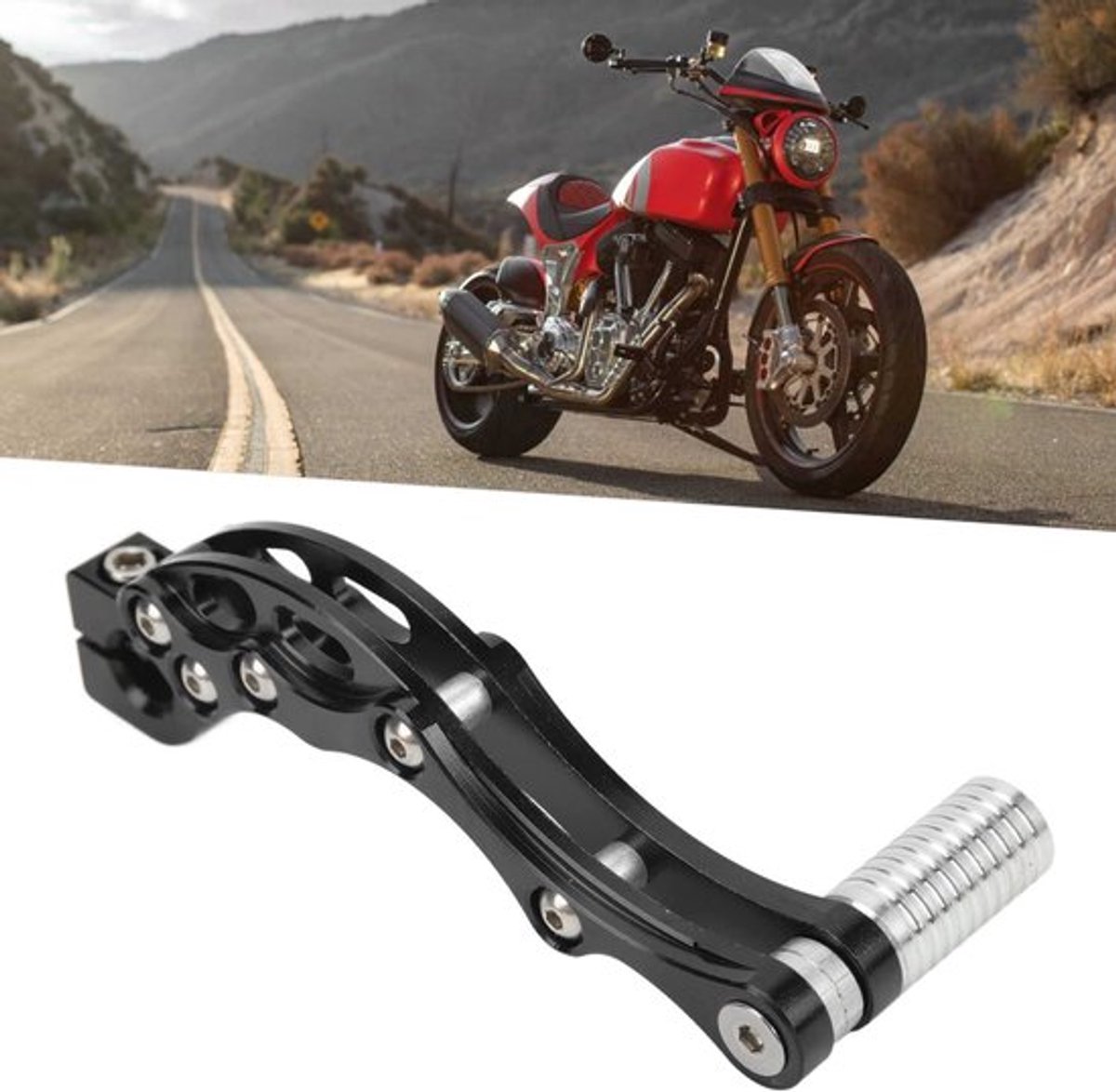 Kickstarter Aluminiumlegering - Universele Accessoire - Motorfiets/Scooter - Sterk/Krasbestendig - Slijtvast - Glad Oppervlak - Starthendel