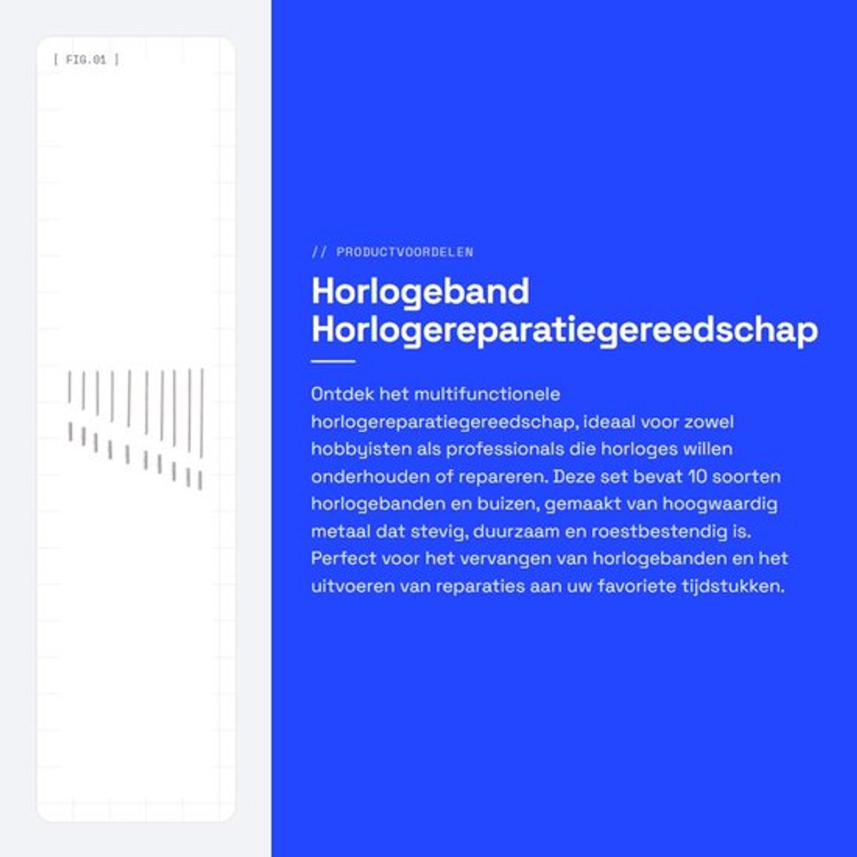 Horlogeband Vervanging - Horlogeband Inkorter - Horloges voor Mannen - Horlogeaccessoires - Horlogegereedschap - Hoogwaardig Metaalmateriaal