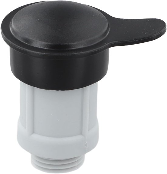 Zwembad Ventiel Set - Reparatieset Onderhoudskit - Zwembad Reparatie - Complete Set - 4.7 cm - Zwart — afbeelding 2