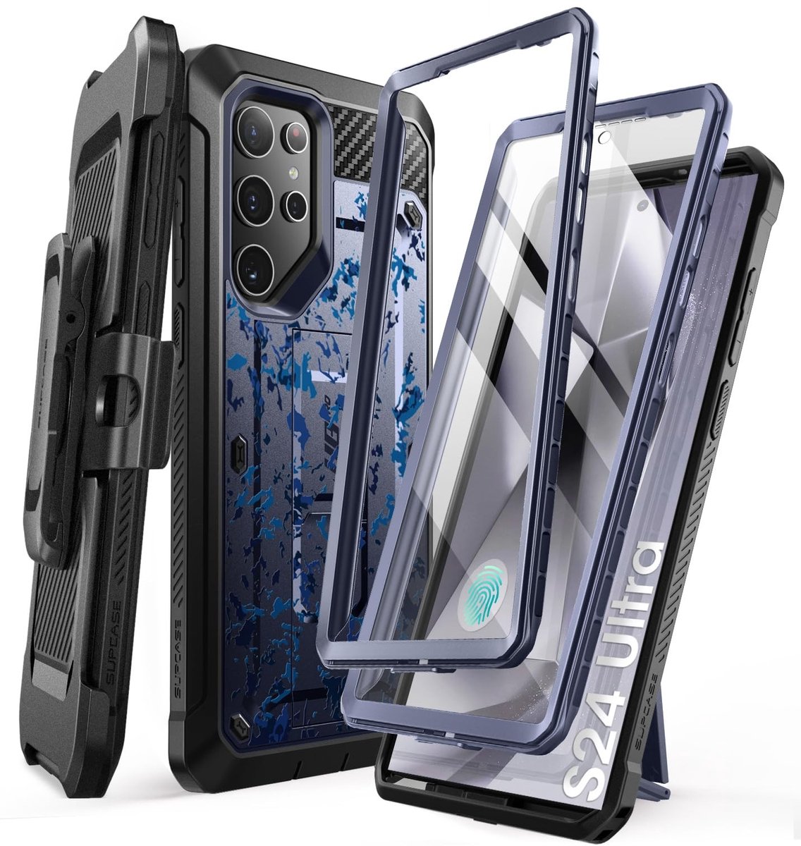 Omgoods - Bumper Case voor Smartphone met Screen Protector en Stand
