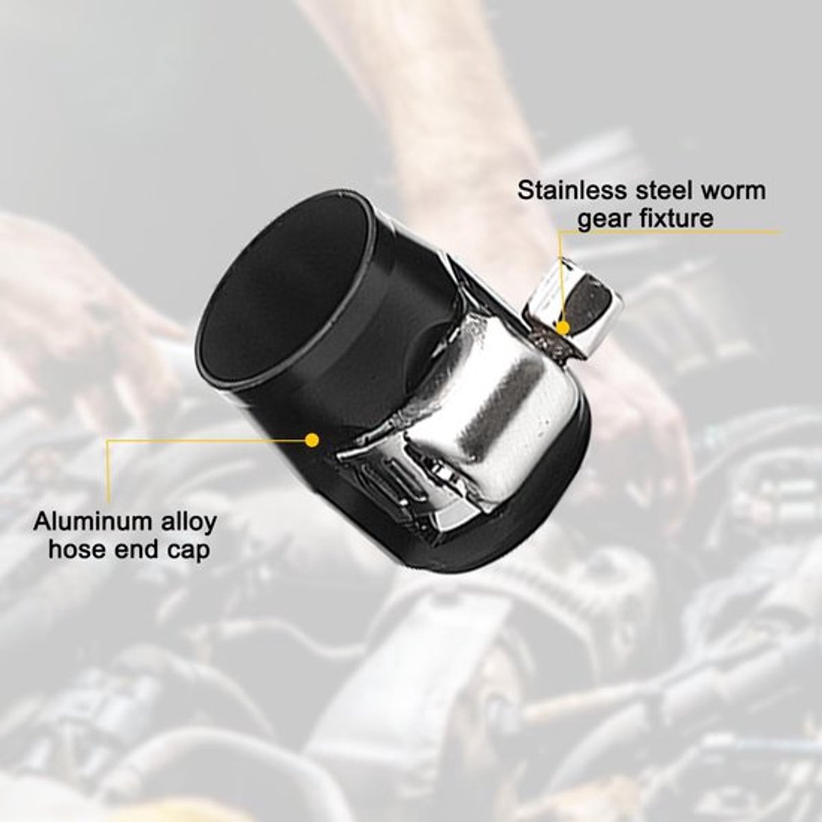 Slangklemmen Auto - Flexibel Rubber - Verbeter prestaties - Zwart - Slangadapter - Universeel voor diverse toepassingen
