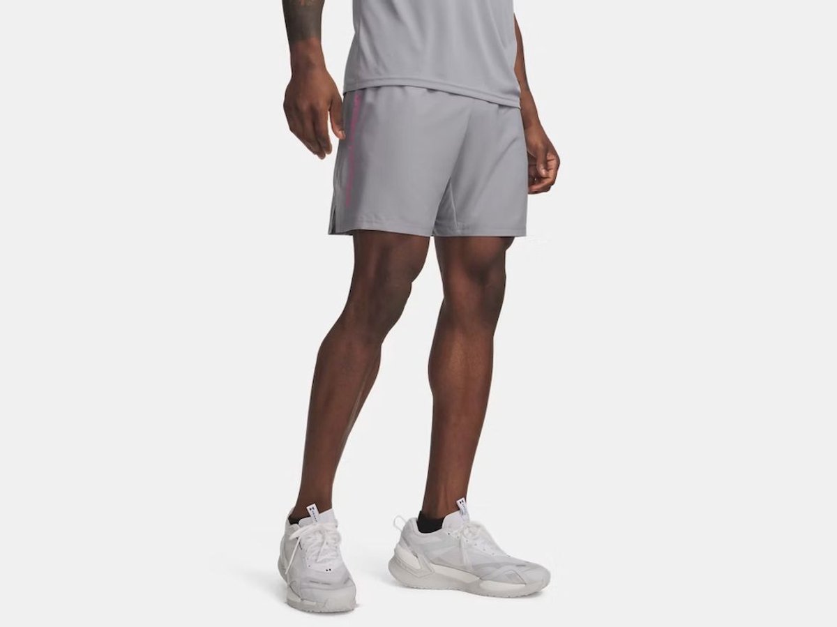 UNDER ARMOUR - ua tech woven wordmark short-gry - Training short heren - Grijs