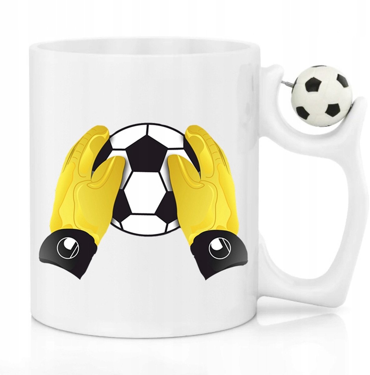 Merkloze Mok 330ml met Voetbal Thema - Perfect Cadeau voor Voetbalfans