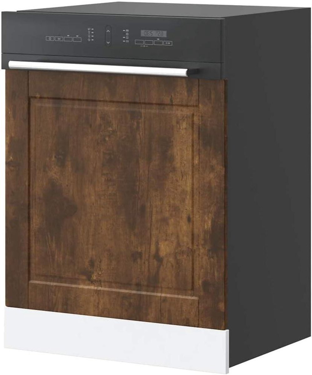 Vaatwasser Afdekplaat - Keukenpaneel Afwasmachine - Keuken Integratie - Vochtbestendig Houtmateriaal - 60 x 1.5 x 67 cm - Rookeiken