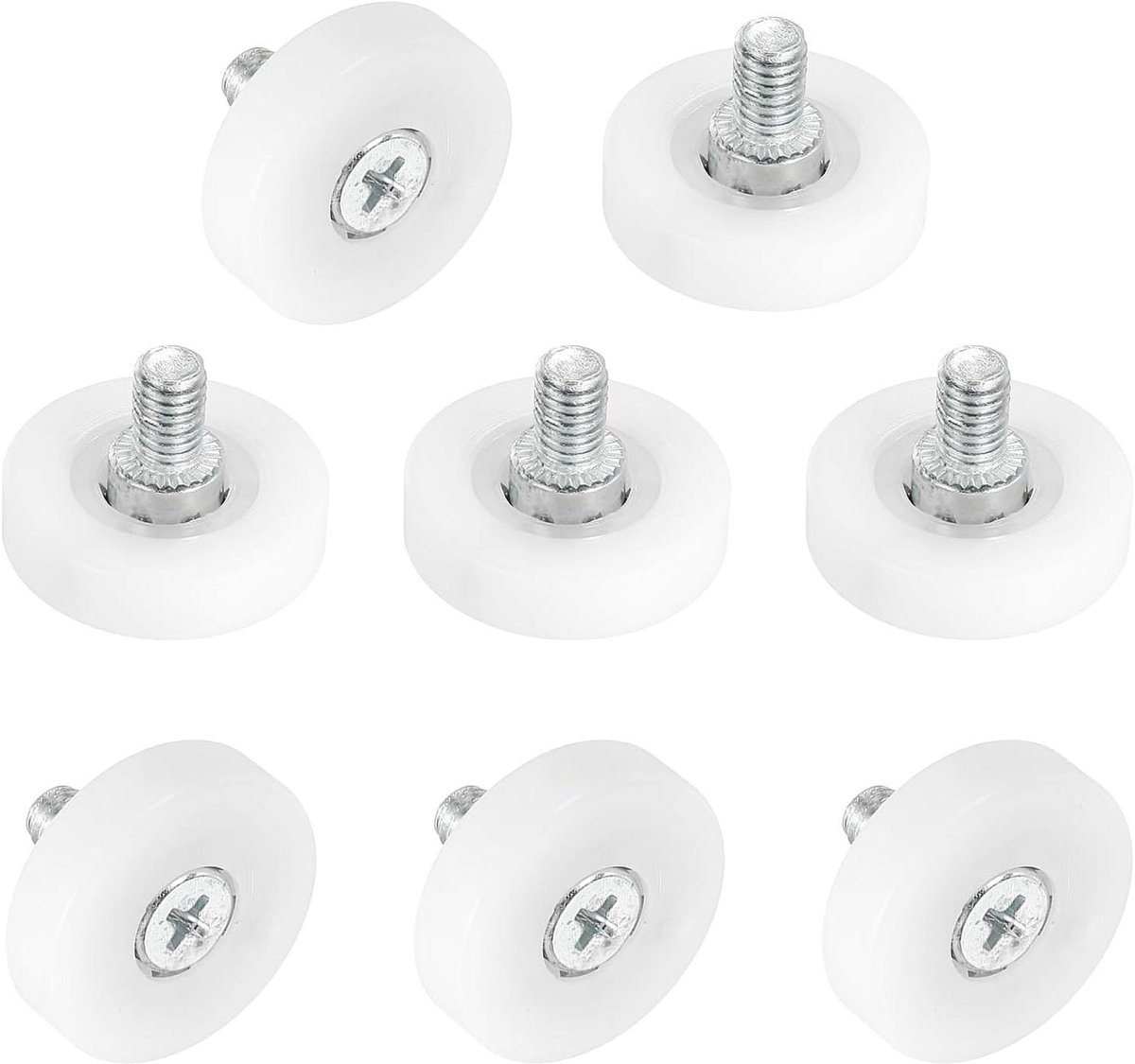 Wieltjes voor Laden - Reservewielen Glijrails - Meubels Repareren - POM Kunststof Lagers - 26 mm - Nylon