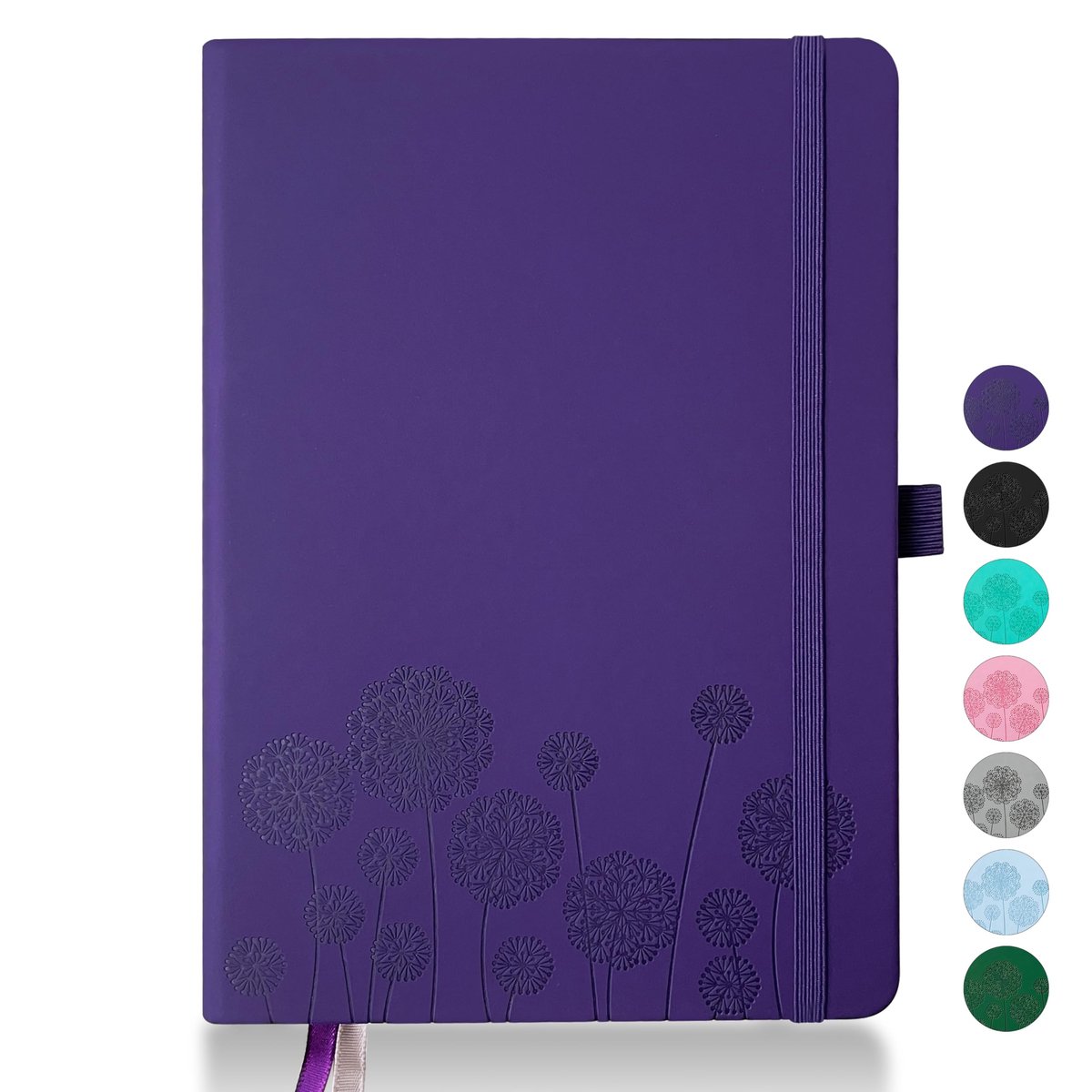 Qefuna notitieboek agenda voor vrouwen, A5 notitieboek leren journaling notebooks voor het werk, 200 pagina's - ShopVlot