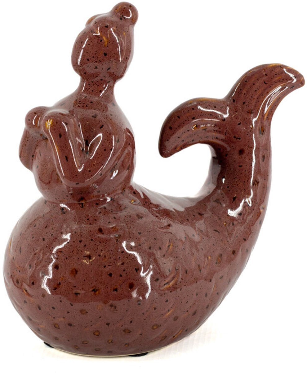 Aardewerk ornament mermaid Mira murkey