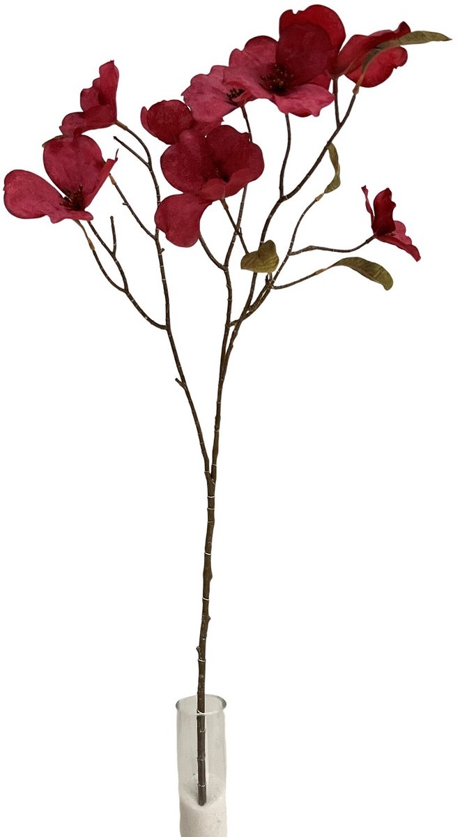 Kunsttak kornoelje 74cm rood
