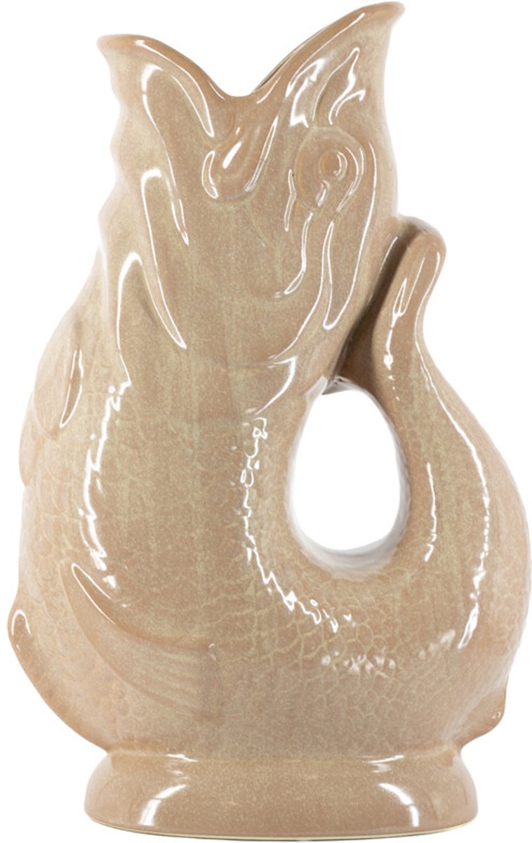 Vaas vis beige XL