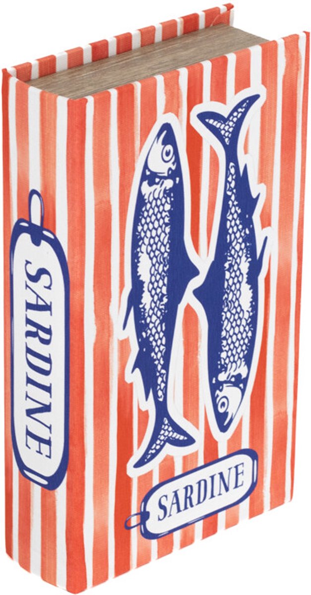 Opbergboek Sardine Striped 21x13cm