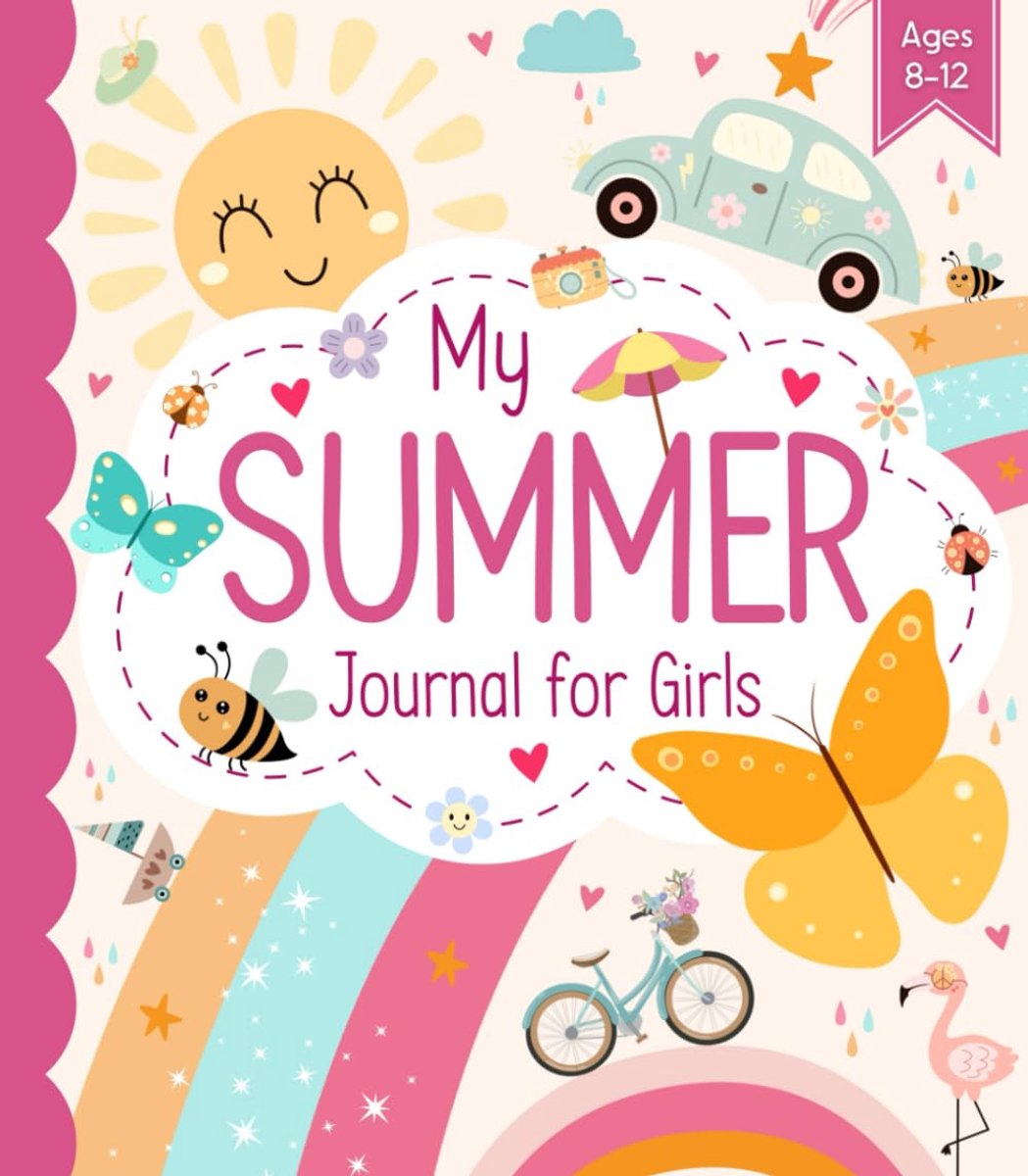 My Summer Journal for Girls Ages 8-12: Daily Reflections, Writing and Drawing Prompts, Bucket Lists, and Fun - ShopVlot