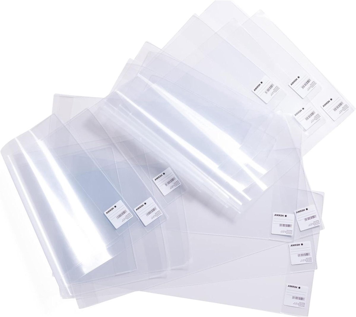 Boekomslagen Set - Boekbeschermers Transparant - Schoolboeken Beschermen - Zonder Lijm - 27 x 54 cm - Transparant