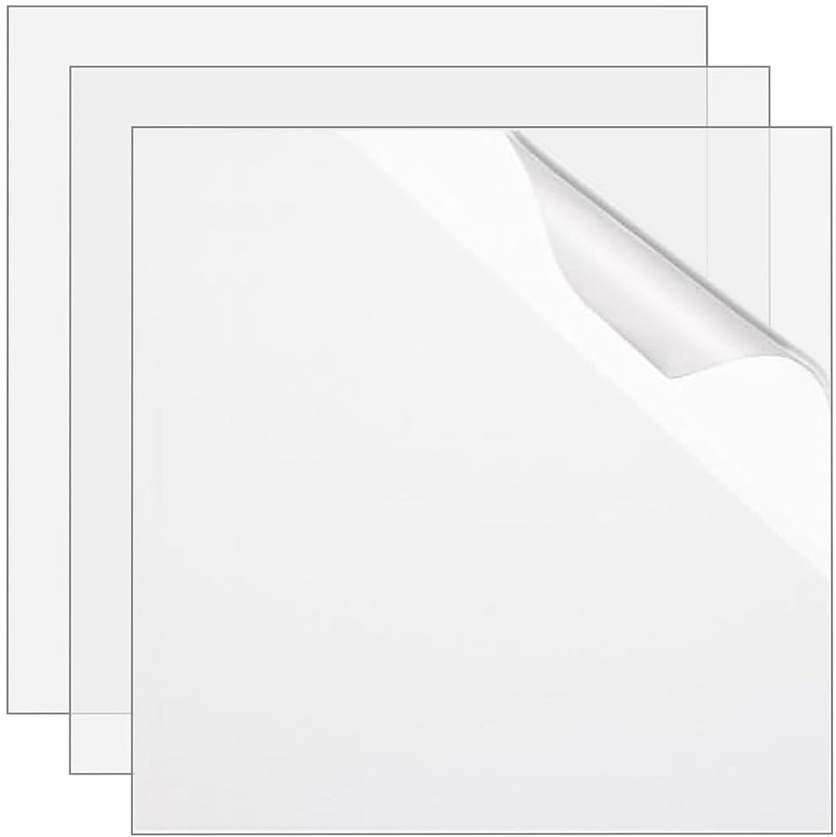 Acrylaatplaat 30 x 30 cm - 3mm Duidelijk en Transparant voor Fotolijsten, Schilderijen en Projecten