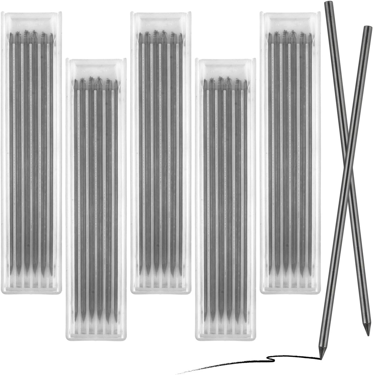 30 Stuks Timmerman Potloodvullingen 2,8 mm voor Houtbewerkingspotloden - ShopVlot