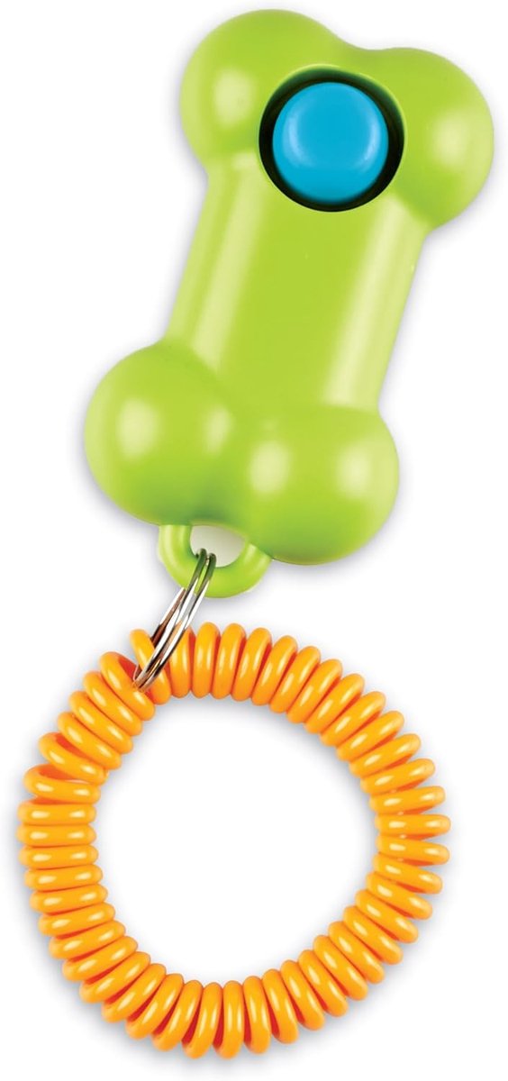 SnelShoppen - Training Clicker voor Honden - Flexibele Polsband - Gedragstraining en Commando's - Perfect voor Puppy Training - Honden Accessoire - 1