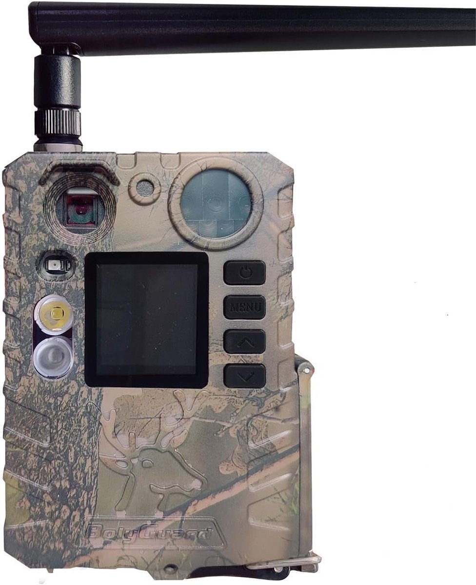 SnelShoppen - 4G Trail Cam Wildlife Camera 36MP 2.7K met Nachtzicht, Beweging Geactiveerd, Waterdicht en Dual Flash voor Buitenactiviteiten