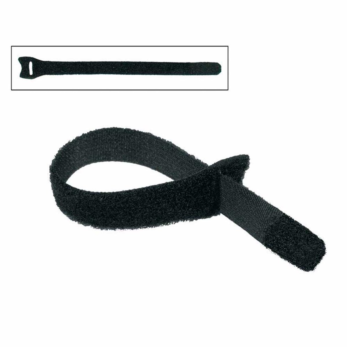 Boston WRAP-1530 Klittenband Kabelbinder 30cm 12-Pack