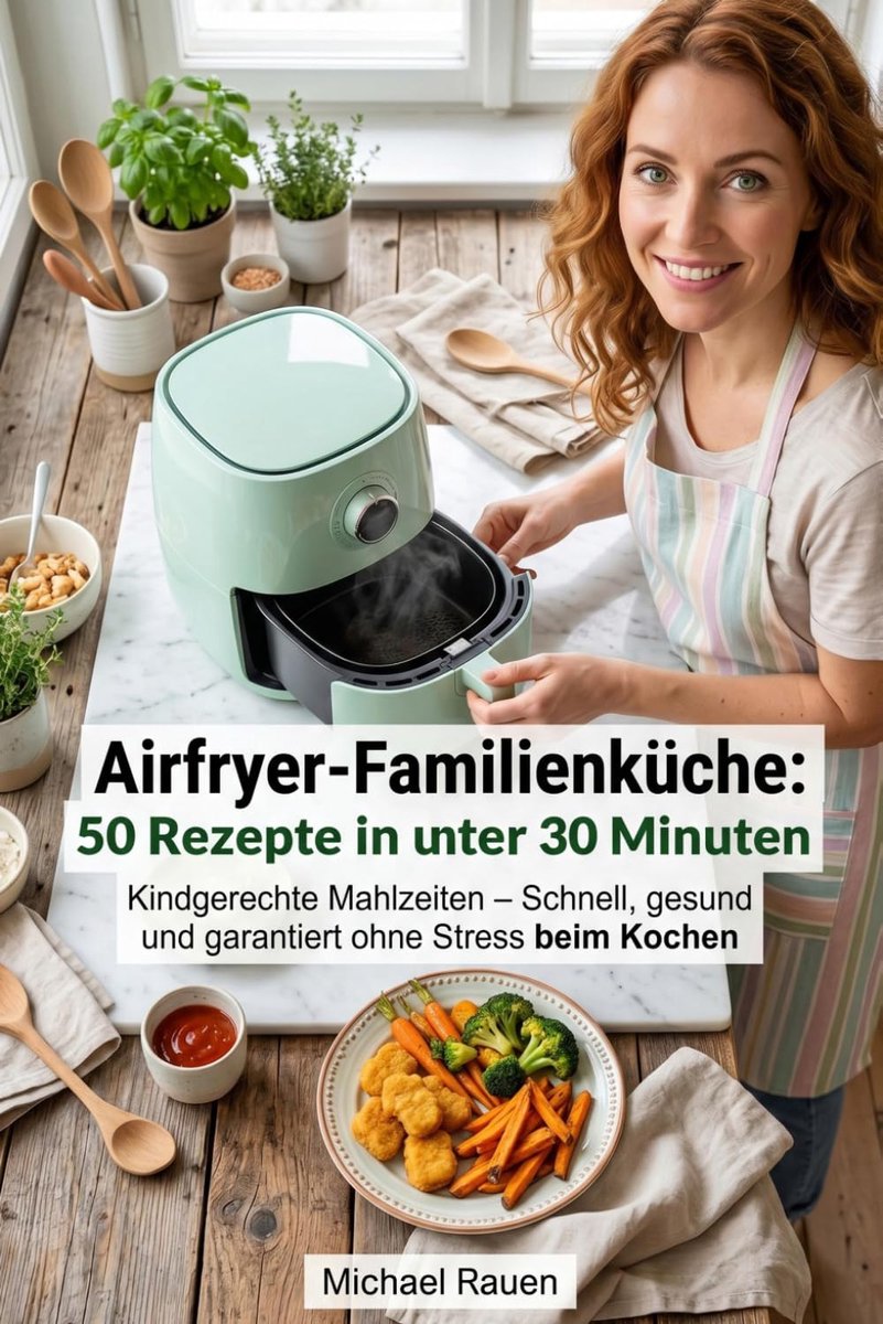 SnelShoppen - Airfryer Familienkeuken: 50 Kindvriendelijke Recepten in Minder dan 30 Minuten - Gezonde Maaltijden voor het Gezin, Snel Koken Zonder St