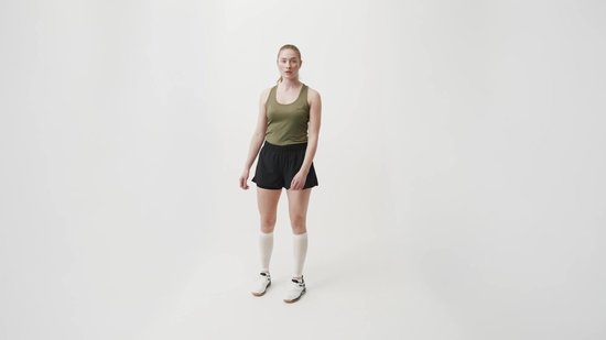DANISH ENDURANCE Sport Tank Top voor Dames - Quick-Dry - Gerecycelde Materialen - Zwart - Maat M