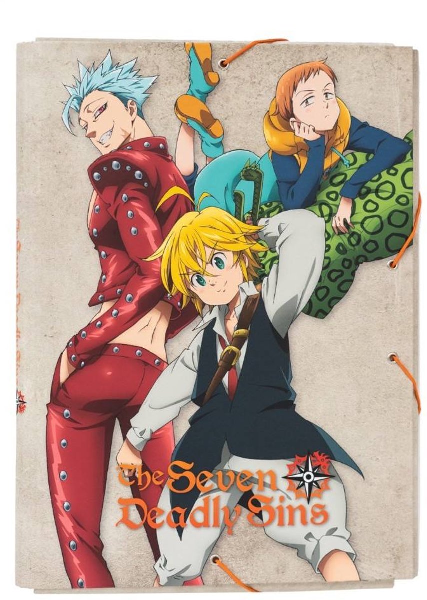 Grupo Erik The Seven Deadly Sins - The Seven Deadly Sins Flap Folder Elastomap - Multicolours