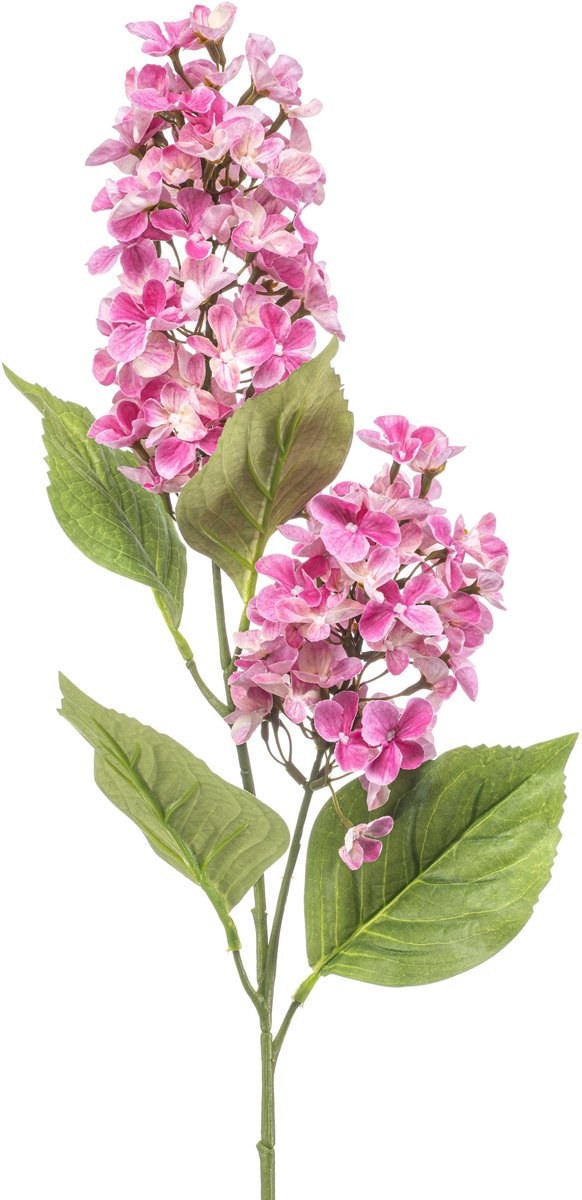 Emerald Kunstbloem Hortensia Paniculata roze 76cm - Kunstplant voor binnen