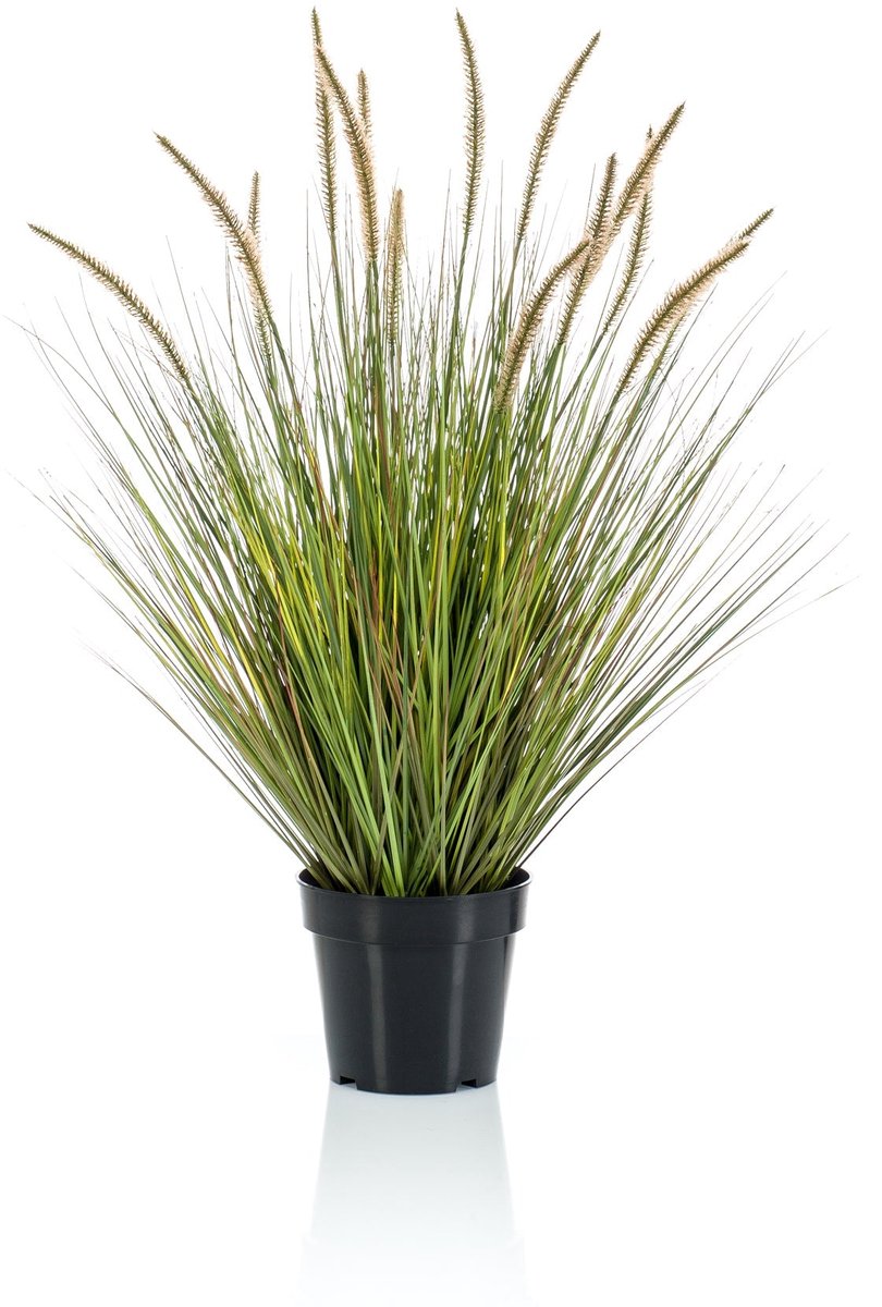 Emerald Kunstplant Pennisetum Gras 85cm - Kunstplant voor binnen Groen