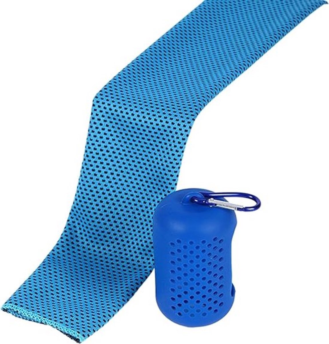 Sneldrogende en verkoelende, antislip yogamataccessoires, inclusief siliconen hoes, geschikt voor sportscholen.