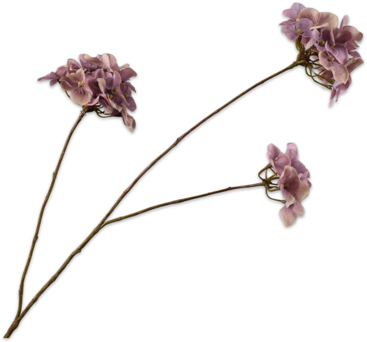 Silk-ka Kunstbloem-Zijden Bloem Hortensia Tak lavendel 85 cm
