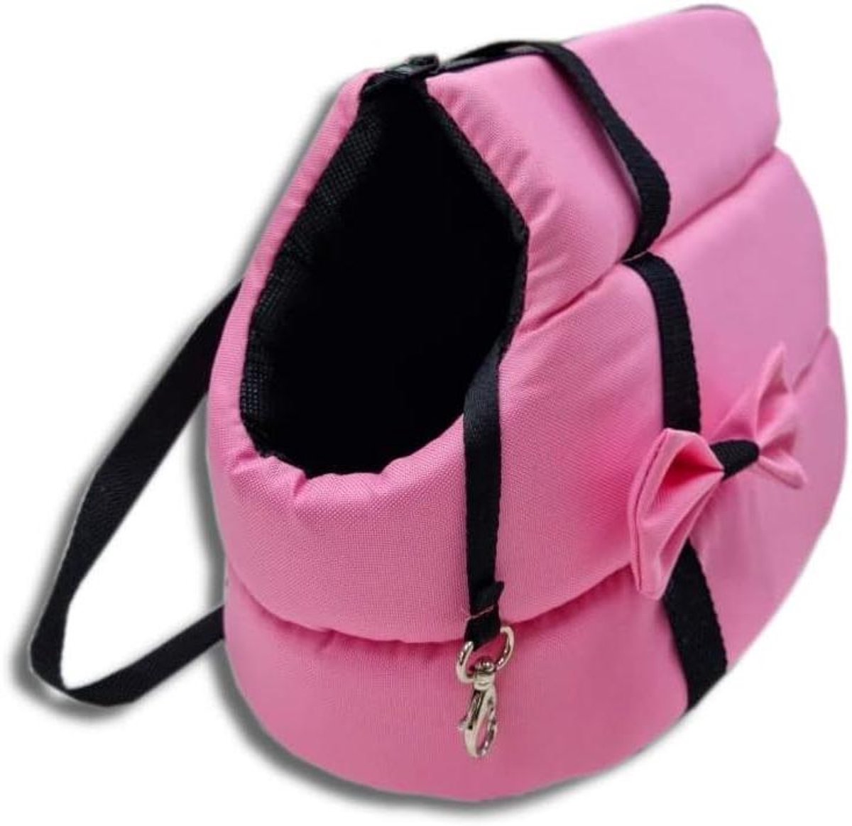 Honden en Katten Tas - Draagmand Transport - Reizen met huisdier - Wasbaar polyester - Middel - Roze