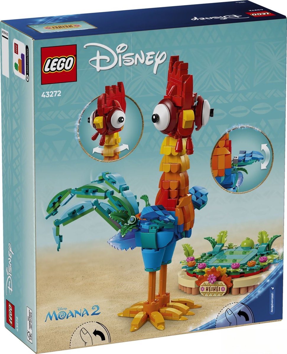 LEGO Disney Vaiana 2 Heihei - 43272 — afbeelding 7