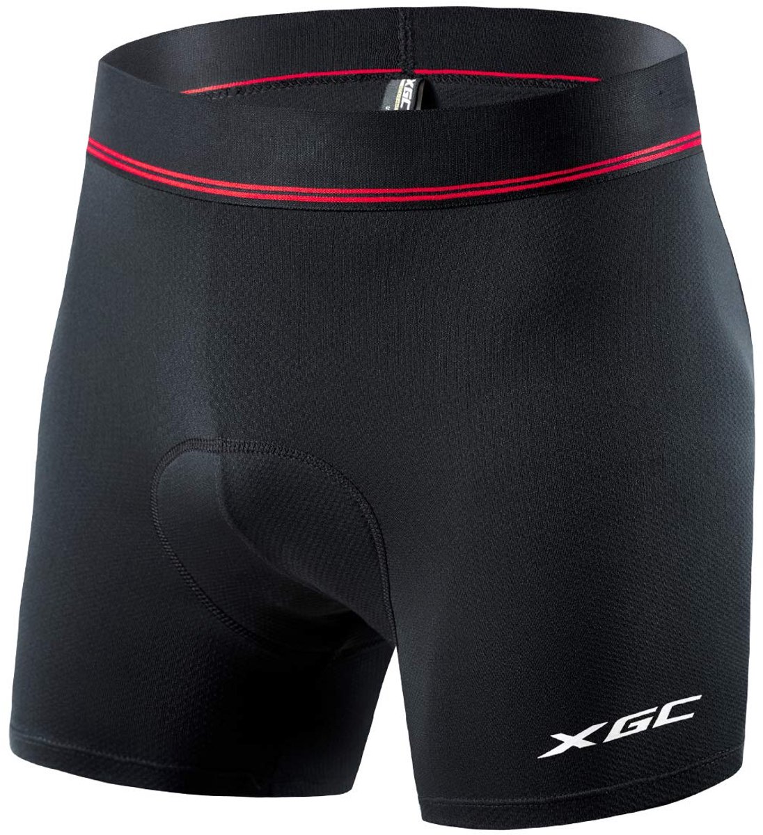 SnelShoppen - Sneldrogend Fietsondergoed Heren XXL, Hoge Dichtheid, Hoge Elasticiteit, Ademend, 4D-Gel Gewatteerd, Zwart, Geschikt voor Fietsen en Spo