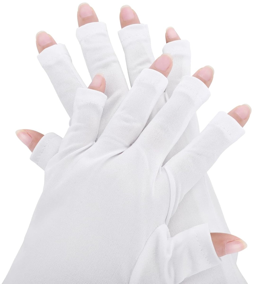 UV Beschermende Handschoenen UPF50+ voor Gel Nagellamp - Professionele Manicure en Vingerloze Ontwerp voor Optimale Bescherming