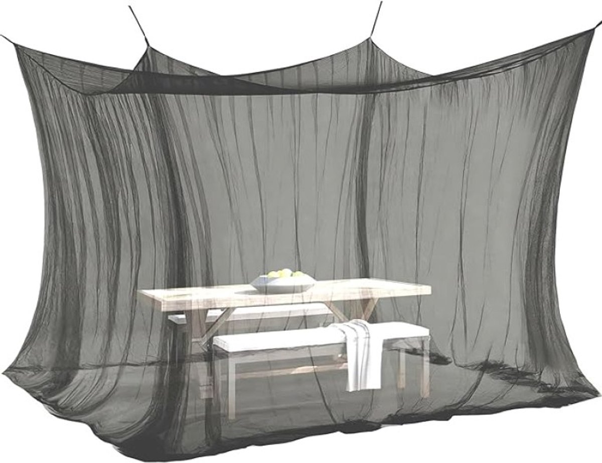 XXL Muggennet Doosvorm 300x300x250 cm - 220 Mesh - Voor Binnen en Buiten