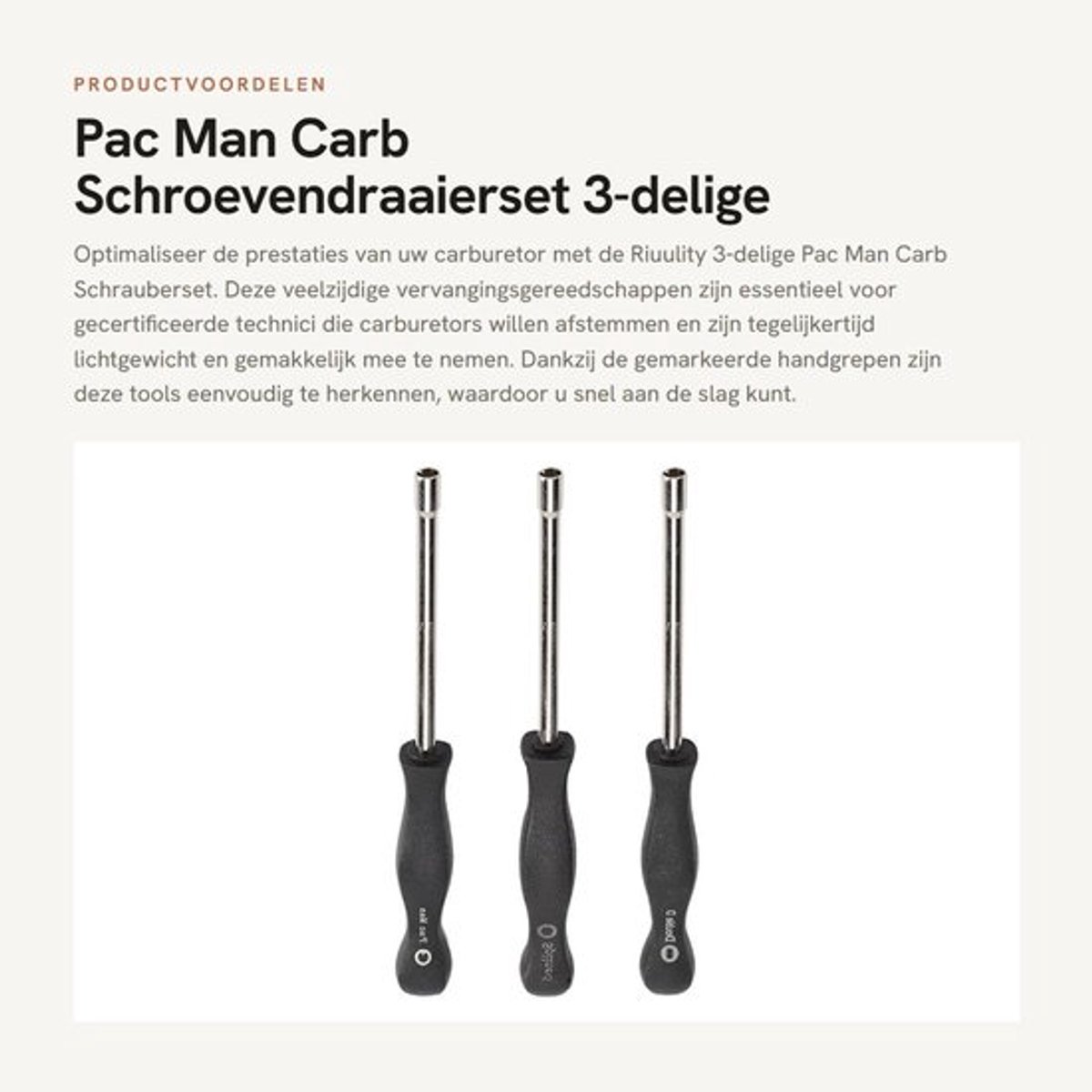 Schroevendraaier Set - Lichtgewicht - Antislip Grip - Precisie - Vervangingsgereedschap - Duurzaam en Draagbaar - Carburateur Schroevendraaierset