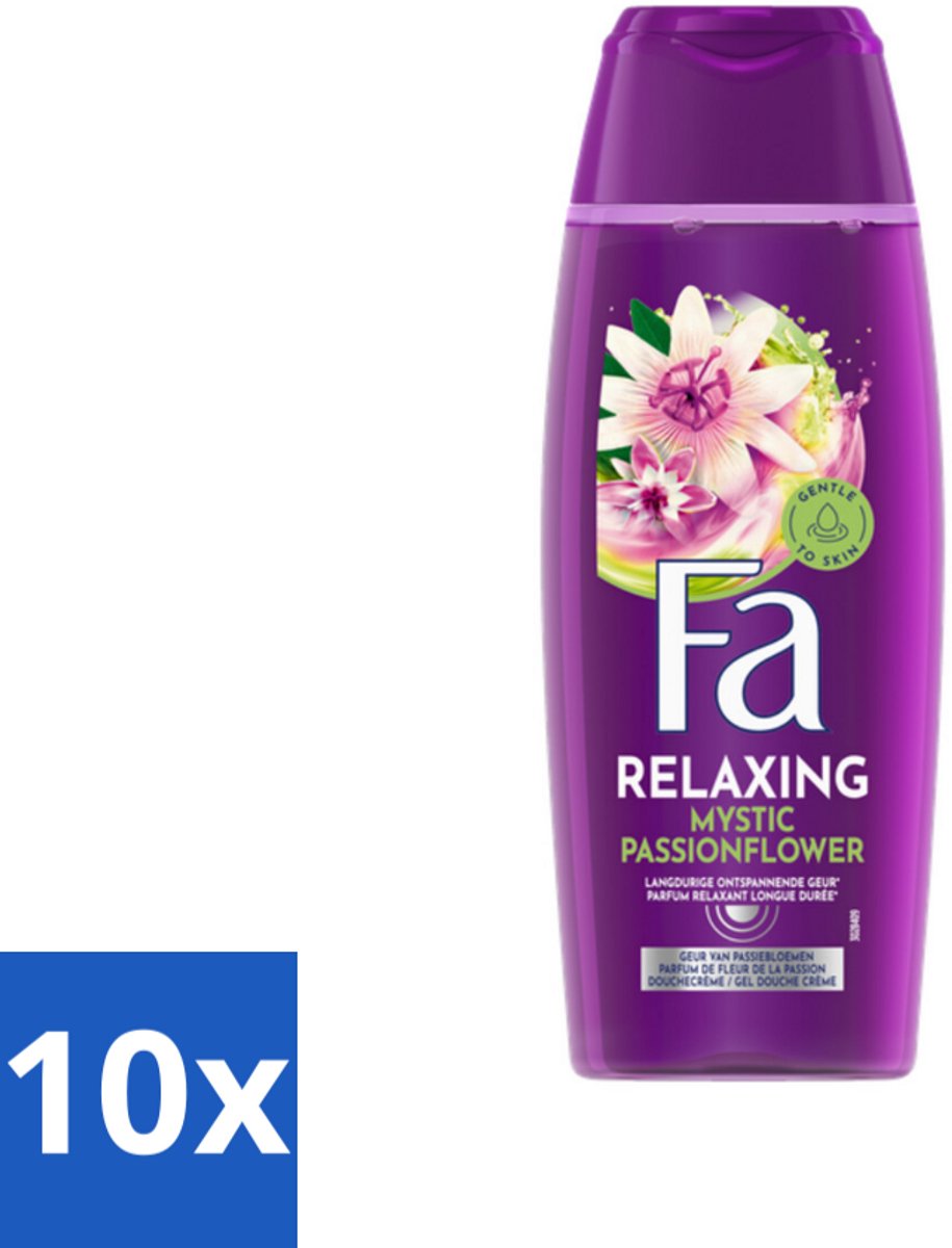 Fa – Douchegel – Mystic Moments Shea Butter & Passion Flower – 250 ml - Bulkverpakking - 10 stuks