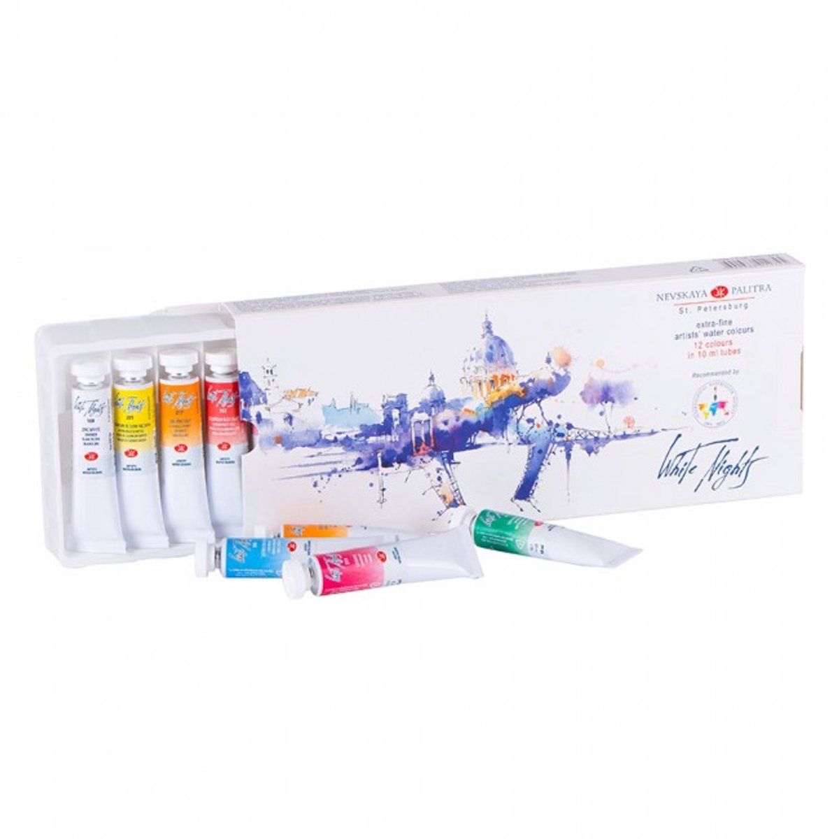 White Nights Watercolour Set IWS Selection 10 ml. - 12 Pack