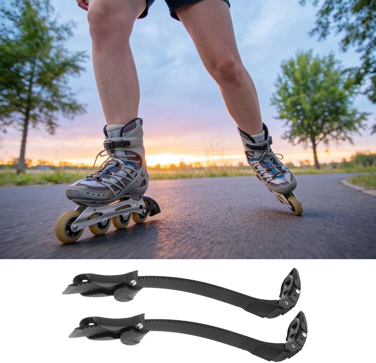 Verstelbare Bevestigingsriemen voor Skates - Inclusief Reserveonderdelen, Schroeven en Moeren voor Buckle Vervanging