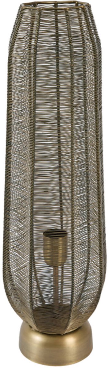 Light&living Tafellamp Ø18x60 cm SAMRET antiek brons