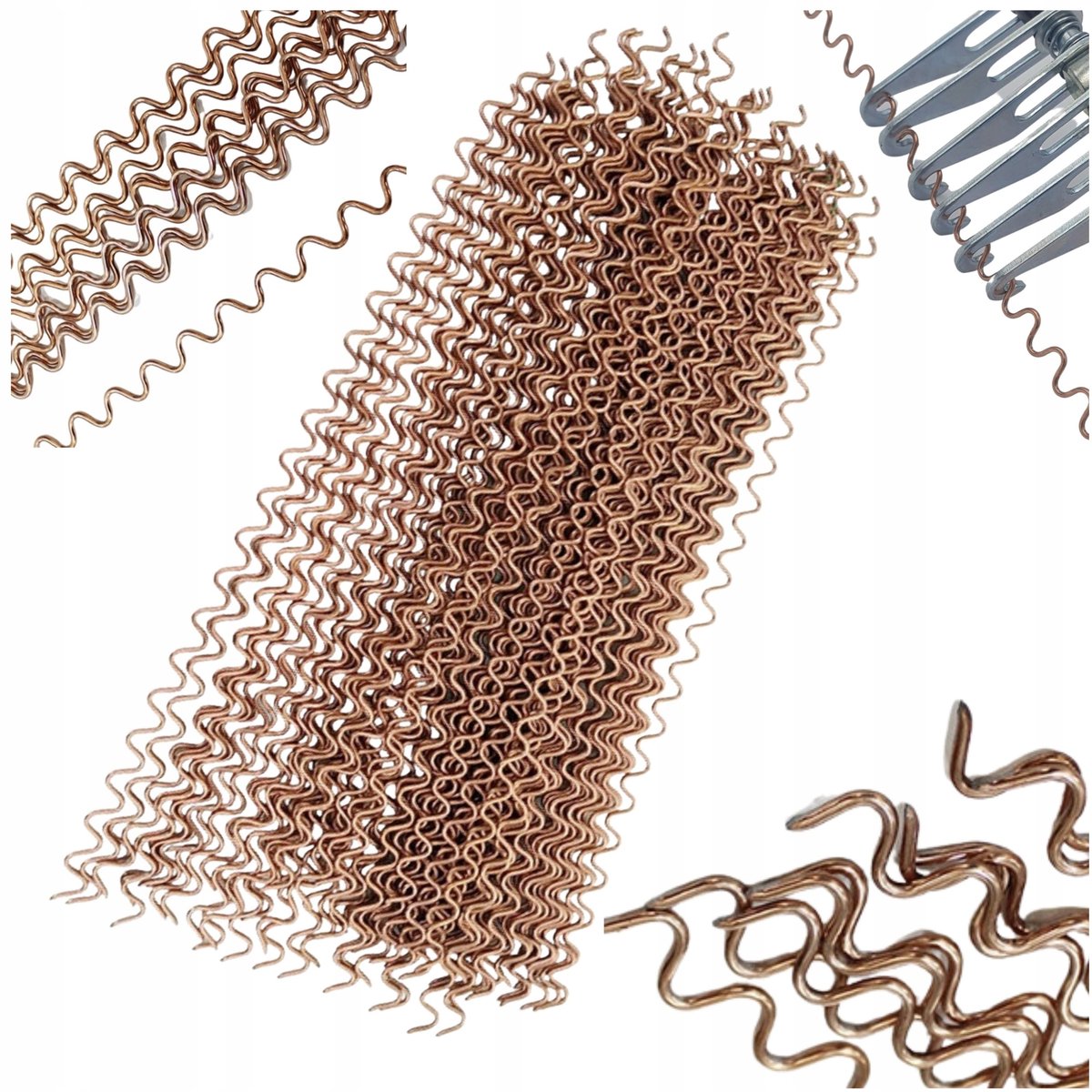 50x Golfdraad voor Spotter - 32 cm - Kopergecoat